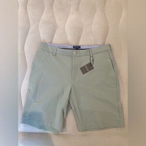 Peter Millar Men's Green Shorts Seersucker Golf